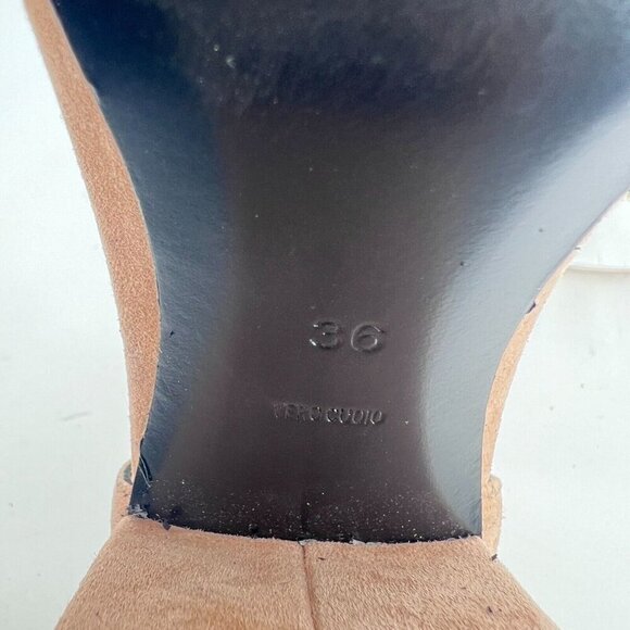 Alexander Wang Women Size EU 36 US 6 Tan Suede Abby Ankle Strap Heel Shoes - Picture 11 of 15